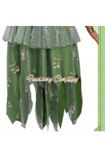 Identity V Gardener Eternal Summer Shall Not Fade Green Formal Dress Cosplay Costume